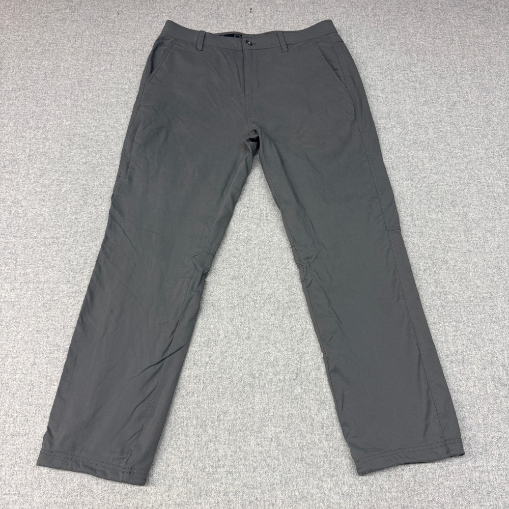 Gerry Mens Performance Hiking Pants 34x32 Gray Nylon Spandex Lined Outdoor
